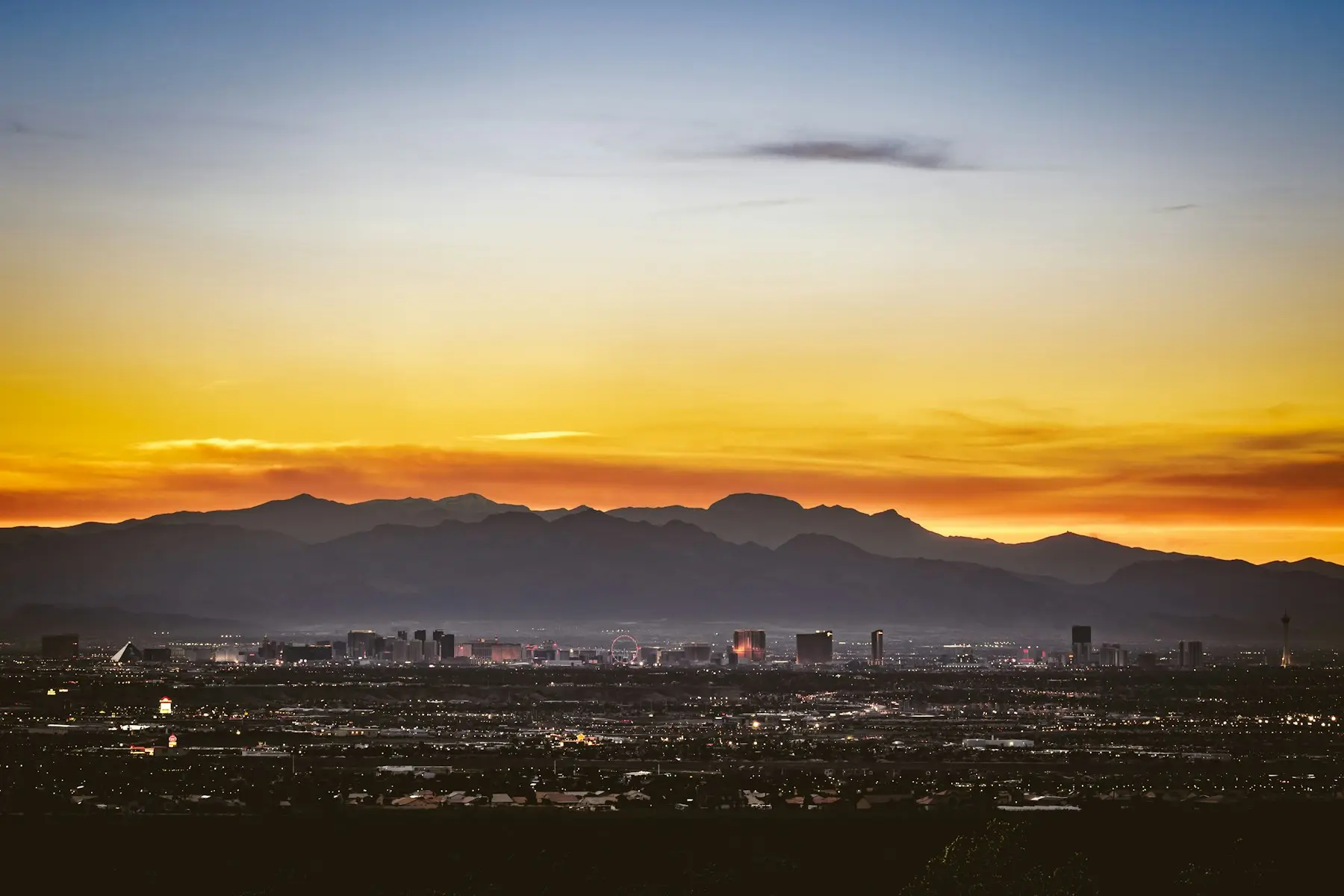 Las Vegas Strip skyline